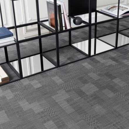 Hoffmann Decoration 036 плетеное виниловое покрытие для пола Хофман Декоратион серый