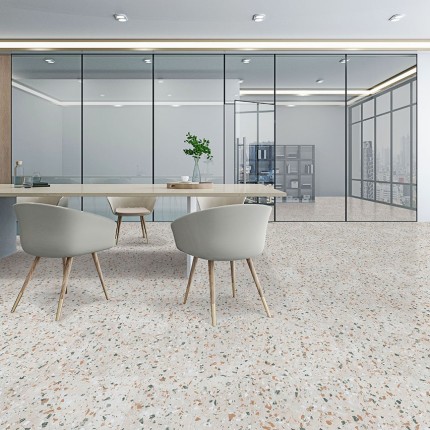 Vertigo Trend Stone 5801 TERRAZZO DOLCE BEIGE плитка ПВХ Вертиго тренд мозаичный светло-бежевый