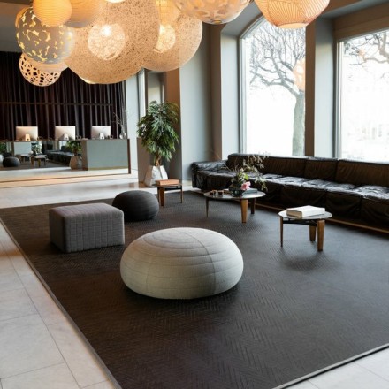 Hoffmann Decoration 030 плетеное виниловое покрытие для пола Хофман Декоратион чёрный