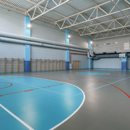 APOLUZA Спортивный линолеум Аполуза 8,5 синий
