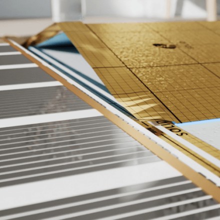 Anti-Slip 1.5 мм под LVT SPC подложка-гармошка Антислип с пароизоляцией 