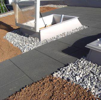 Резиновая плитка Rubblex Roof Синий