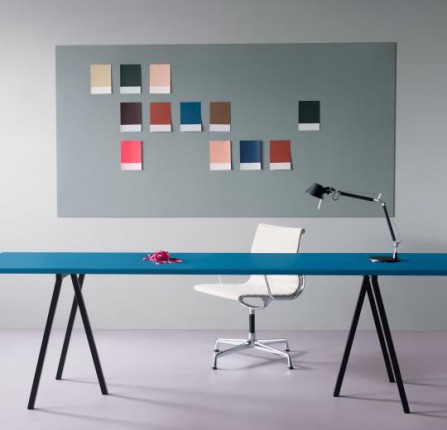 Bulletin board 2162 duck egg мармолеум для стен Буллетин борд серый