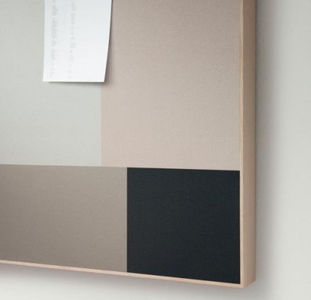 Bulletin board 2209 black olive мармолеум Буллетин борд тёмно-оливковый