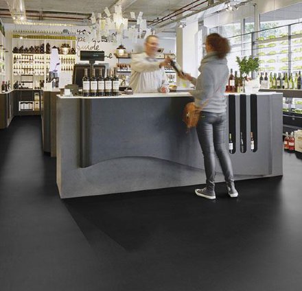 Мармолеум FORBO Walton 3323 black