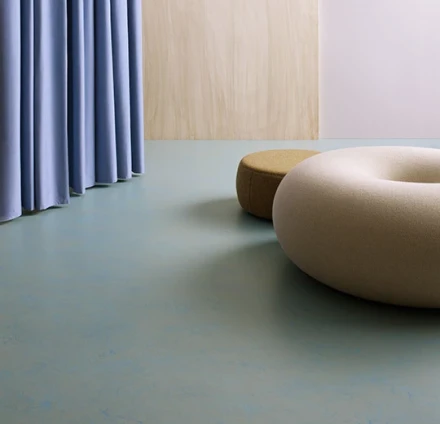Marmoleum Concrete 3763 blue shimmer Мармолеум Конкрит шиммер