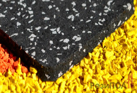 АНТ МИКС серый 15% EPDM каучуковое спортивное покрытие