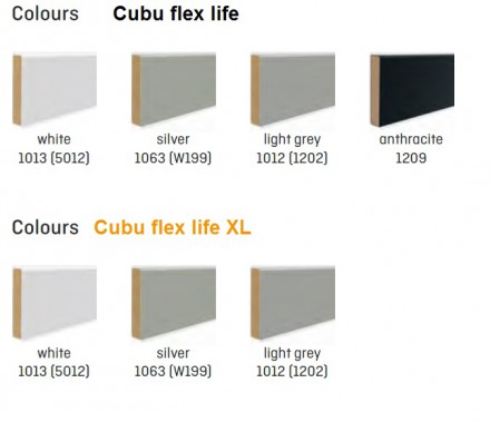 Dollken Cubu flex life 60 мм плинтус Долькен кубу флекс лайф