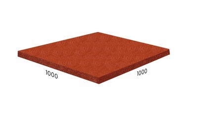 Rubblex Standart Терракотовый Резиновая плитка Раблекс Стандарт