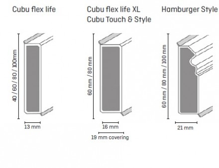 Dollken Cubu flex life 80 мм плинтус Долькен кубу флекс лайф
