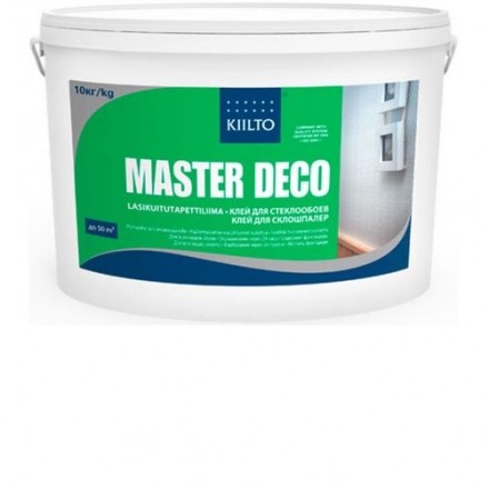 Kiilto Master Deco Клей для стеклообоев Мастер Деко 10 кг готовый к использованию