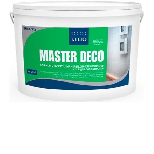 Kiilto Master Deco Клей для стеклообоев Мастер Деко 10 кг готовый к использованию