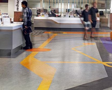Marmoleum Ohmex 73146 serene grey токорассеивающий мармолеум Охмекс серый