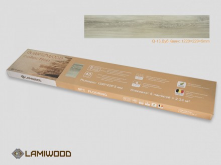 SPC QUARTZWOOD Q-13 Дуб Квинс водостойкий ламинат Кварцвуд 