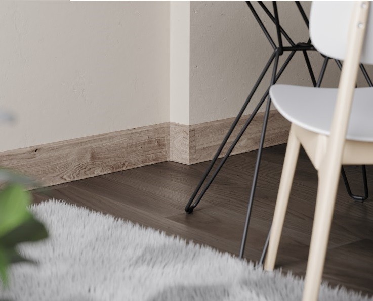 Плинтус Cezar Hi-Line Prestige 290 Дуб Кельский 2594 Плинтус Cezar Hi-Line Prestige 290 Дуб Кельский 2594