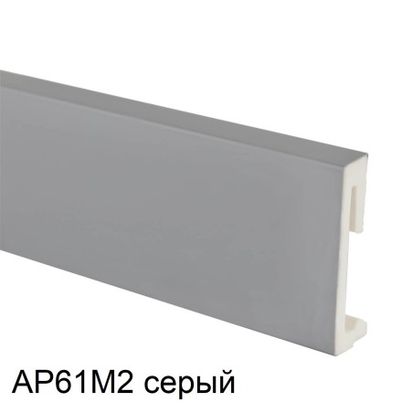ALPHA 60 Плинтус напольный гибридный ПВХ Альфа