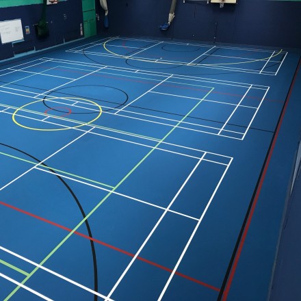 DLV Active Sports Multi AS-160 Blue спортивное покрытие Актив спорт мульти синий