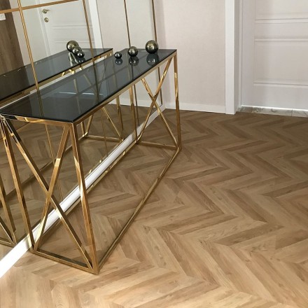 Vertigo Trend Wood 7301 CHEVRON GOLD плитка ПВХ Вертиго Тренд шеврон золото