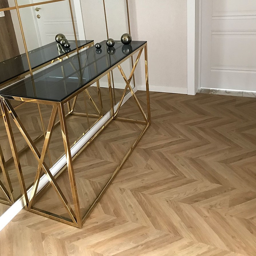 Vertigo Trend Wood 7301 CHEVRON GOLD плитка ПВХ Вертиго Тренд шеврон золото