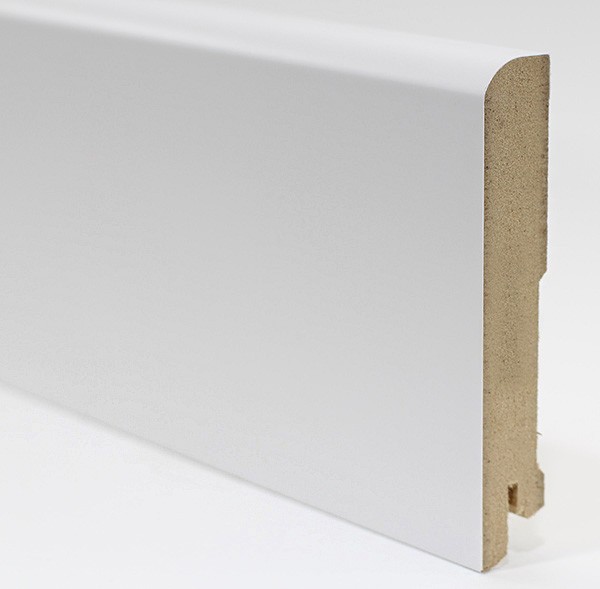 DEARTIO MDF U 102 плинтус Деартио МДФ прямой белый ровный DEARTIO MDF U 102 плинтус Деартио МДФ прямой белый ровный