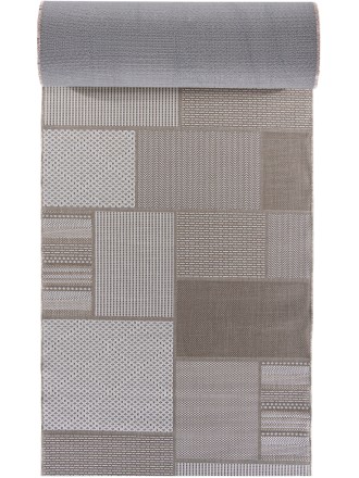 VERDI S139 beige Дорожка циновка на резине Верди квадраты