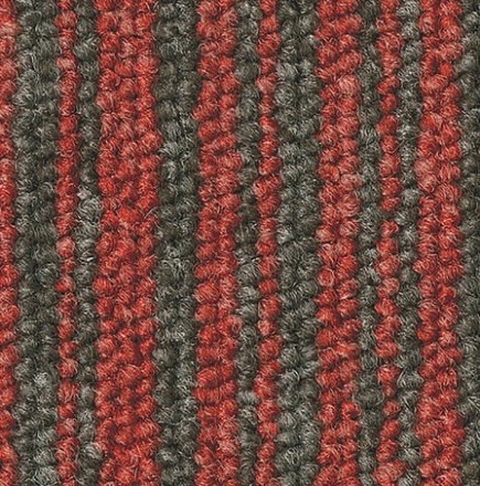 DESSO Essence Stripe 4411 Ковровая плитка Эссенс Страйп красный серый
