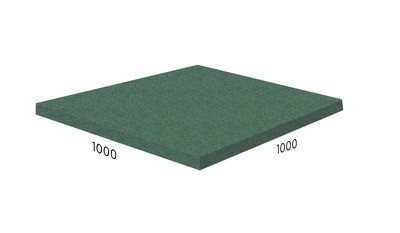 Rubblex Standart Зеленый Резиновая плитка Раблекс Стандарт