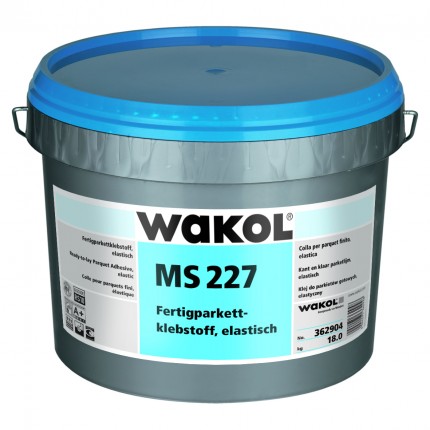 WAKOL MS 227 для паркета на основе MS полимера клей ВАКОЛ эластичный 