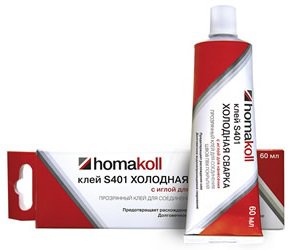 Homakoll S401 клей холодная сварка для всех типов ПВХ Хомакол Эс 401