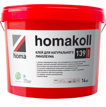 Клей Homakoll 139 Prof для натурального линолеума