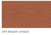Плинтус ИДЕАЛ КОМФОРТ 55 с кабель каналом 244 Вишня тёмная