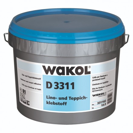 WAKOL D 3311 клей для линолеума и текстильных покрытий ВАКОЛ