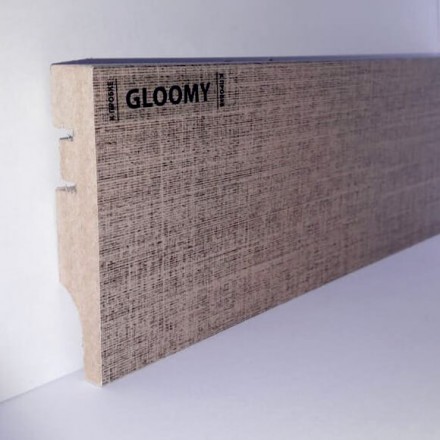 Плинтус МДФ FLOOR PLINTH 1118-8016 под пробкое покрытие 80 мм