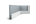 ПЛИНТУС SX162 SQUARE прямой 40 мм
