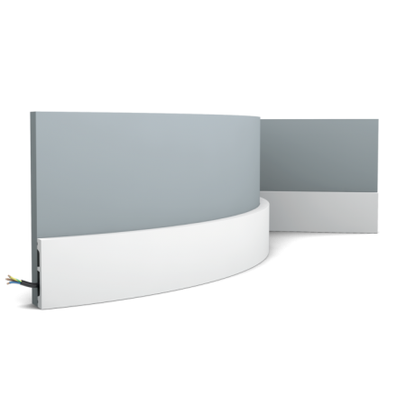ПЛИНТУС SX162 SQUARE прямой 40 мм