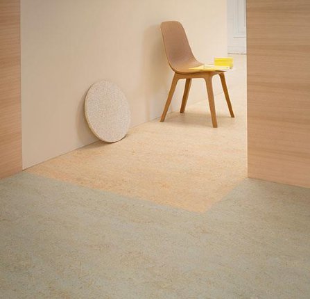 Marmoleum Ohmex 73038 Caribbean токорассеивающий мармолеум Охмекс бежевый