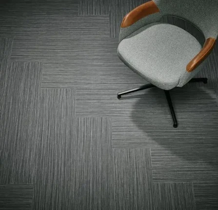 Flotex Seagrass planks 111004 charcoal  флокированные ковровые планки Флотекс Сиаграс чаркол