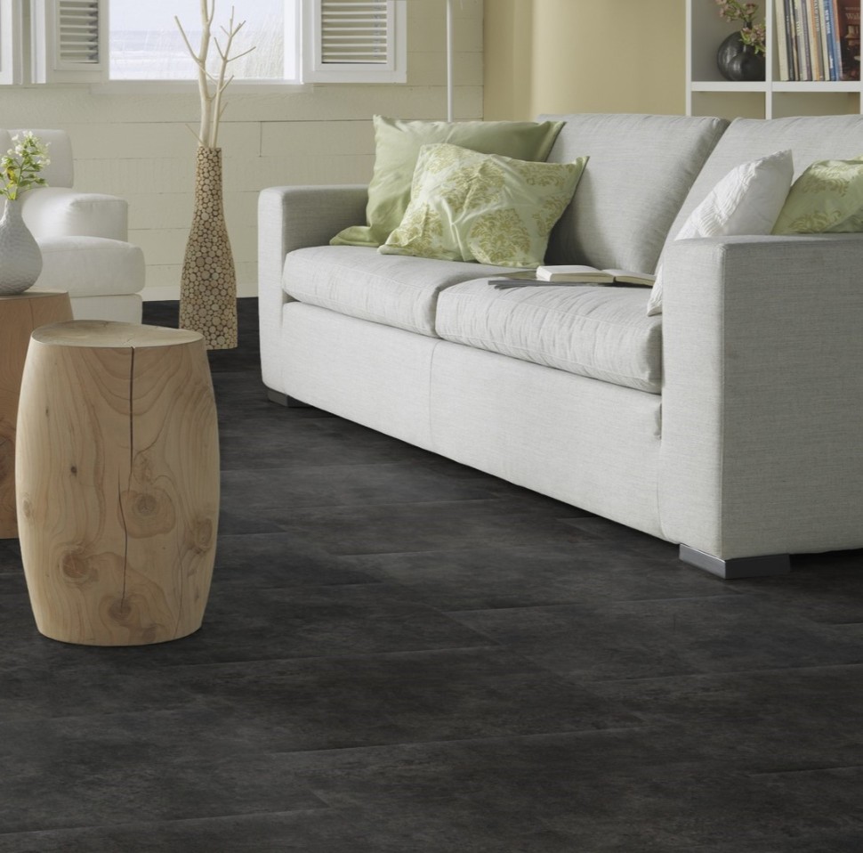INTENSE 40635 T Black Concrete INT виниловая плитка Блек Конкрит Инт INTENSE 40635 T Black Concrete INT виниловая плитка Блек Конкрит Инт