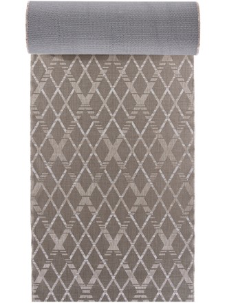 VERDI S135 beige Дорожка циновка на резине Верди ромбы