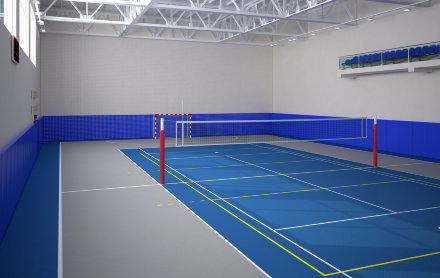 GraboSport Mega 7143 бирюза спортивное покрытие Мега 10 мм 