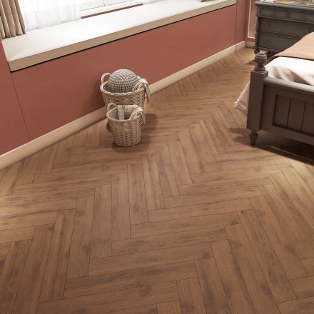ICON FLOOR ламинат SPC Оранж OR-103  Дуб Браш ORANGE Oak Brash