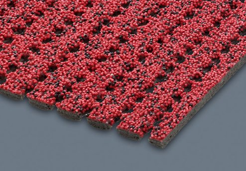 Грязезащитное покрытие AKO SAFETY MAT красный шир 120 см
