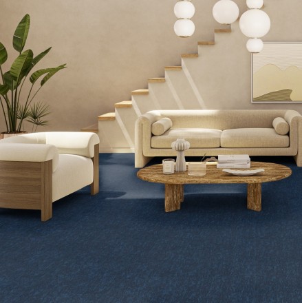 DESSO Grain B867 8331 Ковровая плитка Грейн синий