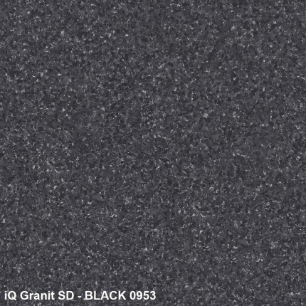 iQ Granit SD Granit 0953 Black токорассеивающий линолеум Гранит ЭсДи черный