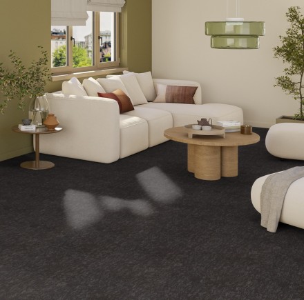 DESSO Grain B867 9111 Ковровая плитка Грейн тёмно-серый