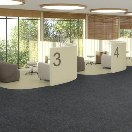 DESSO Grain B867 9501 Ковровая плитка Грейн серый